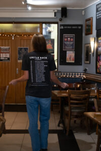 Castle Rock Pub Tour Tee - Black Acid Wash