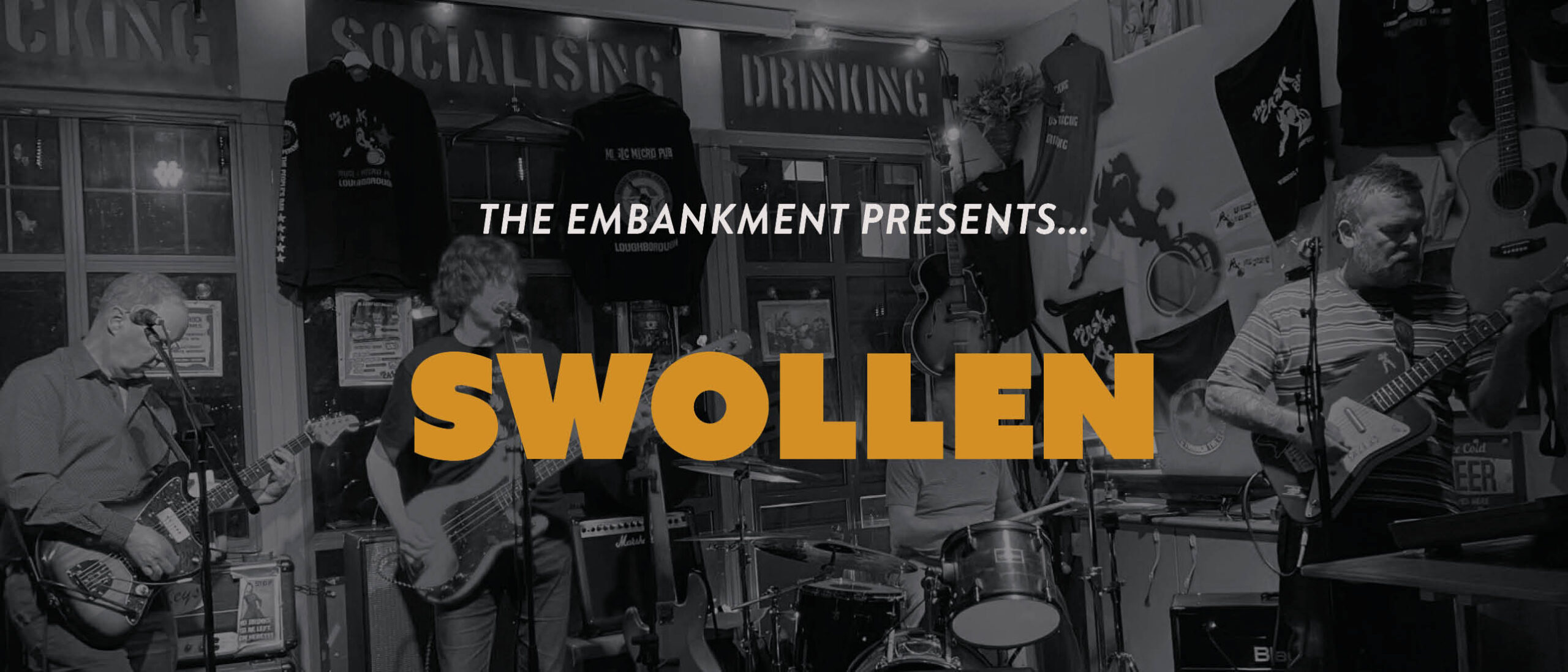 19/06/2026 Live Music from Swollen at the Embankment Join the Embankment for live music from Swollen! View event